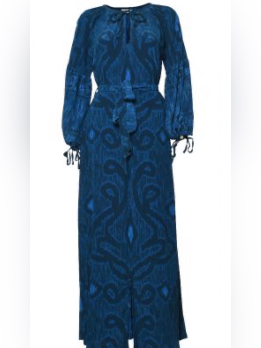 D’Ascoli Patterned Long Sleeve Maxi Dress - Women's